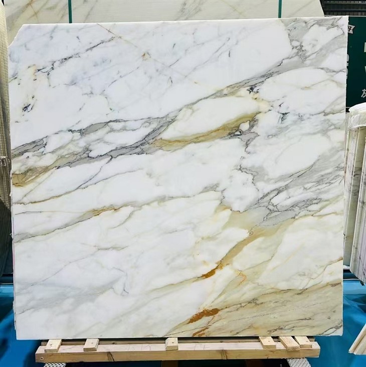 natural calacatta gold marble