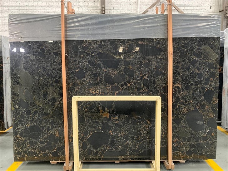 Portoro marble slab