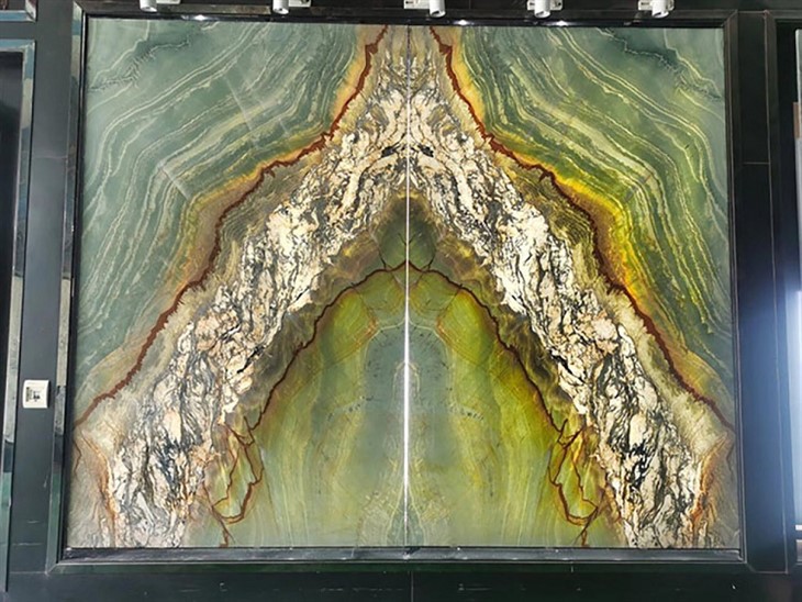 maestro green quartzite background wall decor